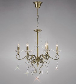 Libra Crystal Ceiling Lights Diyas Multi Arm Crystal Fittings
